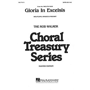 Hal Leonard Gloria in Excelsis SATB arranged by Rod Walker