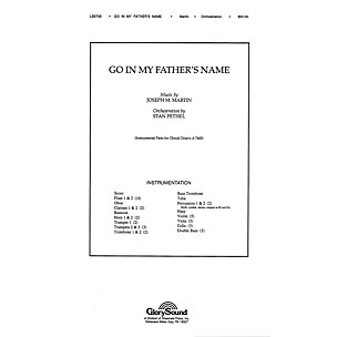 Shawnee Press Go in My Father's Name Score & Parts composed by J. Paul Williams