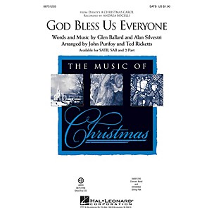 Hal Leonard God Bless Us Everyone (from Disney's A Christmas Carol) 2-Part by Andrea Bocelli Arranged by Ted Ricketts