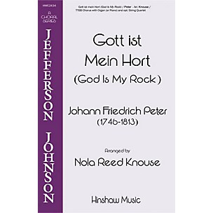 Hinshaw Music God Is My Rock (Fott Ist Mein Hort) TTBB arranged by Nola Reed Knouse