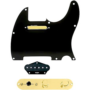 920D Custom Gold Foil Loaded Pickguard for Tele With T3W-G Control Plate
