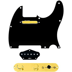 920d Custom Gold Foil Loaded Pickguard for Tele With T3W-REV-G Control Plate