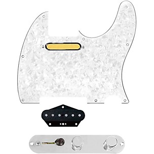 920D Custom Gold Foil Loaded Pickguard for Tele With T4W-C Control Plate