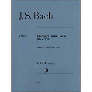 G. Henle Verlag Goldberg Variations BWV 988 By Bach