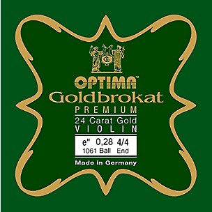 Optima Goldbrokat Premium 24K Gold Plated Steel Violin E String