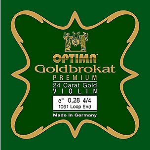 Optima Goldbrokat Premium 24K Gold Plated Steel Violin E String