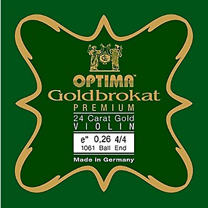 Optima Goldbrokat Premium 24K Gold Plated Steel Violin E String