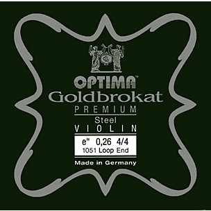 Optima Goldbrokat Premium Series Steel Violin E String