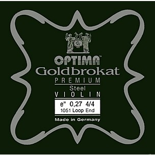 Optima Goldbrokat Premium Series Steel Violin E String