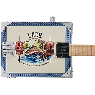 Lace Gone Fishing Acoustic-Electric Cigar Box Guitar
