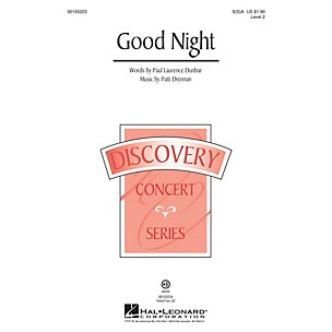 Hal Leonard Good Night (Discovery Level 2) SA with optional 2nd sop composed by Patti Drennan
