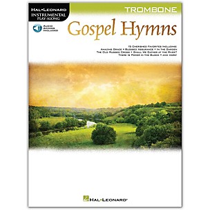 Hal Leonard Gospel Hymns For Trombone Instrumental Play-Along Book/Audio Online