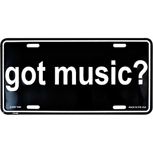 AIM Got Music? License Plate
