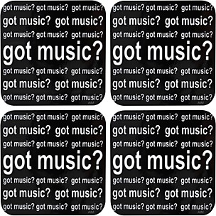 AIM Got Music Vinyl Coaster 4 Pack