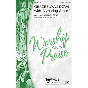 Hal Leonard Grace Flows Down with Amazing Grace SSA Arranged by Lloyd Larson