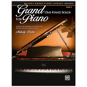 Alfred Grand One-Hand Solos for Piano, Book 4 Early Intermediate