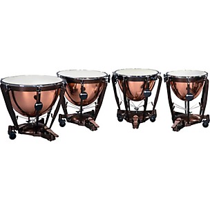Bergerault Grand Professional Series Timpani Set with Parabolic Smooth Copper Bowls