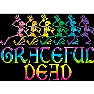 C&D Visionary Grateful Dead Skelly & Rainbow Magnet