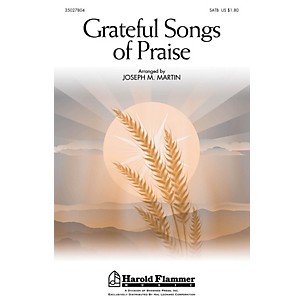 Shawnee Press Grateful Songs of Praise SATB arranged by Joseph M. Martin
