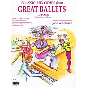 Schaum Great Ballets Educational Piano Series Softcover