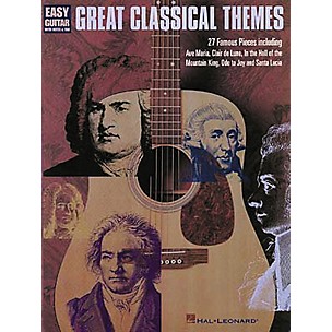 Hal Leonard Great Classical Themes for Easy Guitar Tab Book