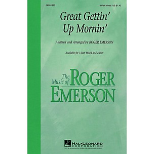 Hal Leonard Great Gettin' Up Mornin' 3-Part Mixed arranged by Roger Emerson