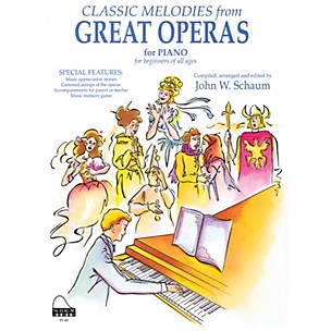 Schaum Great Operas Educational Piano Series Softcover