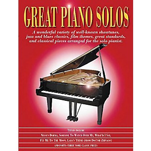 Music Sales Great Piano Solos - The Red Book Music Sales America Series Softcover
