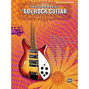 Alfred Greatest '60s Rock Guitar Tab Songbook