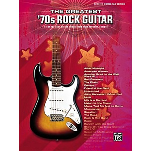 Alfred Greatest '70s Rock Guitar Tab Songbook