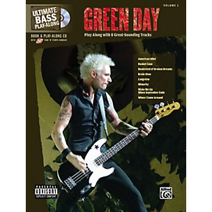 Alfred Green Day Ultimate Play-Along Bass Guitar Tab Songbook with Enhanced CD