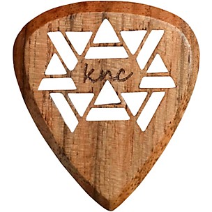 Knc Picks Grippytron Walnut Guitar Pick