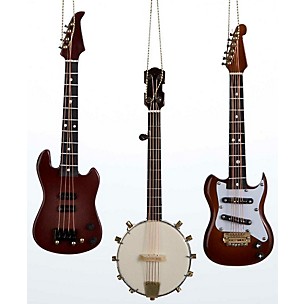 Kurt S. Adler Guitar/Banjo Ornament 3/Assorted