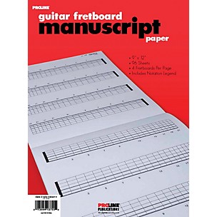 Proline Guitar Fretboard Manuscript Paper