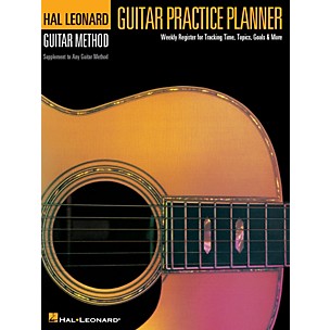 Hal Leonard Guitar Practice Planner Reference Series Softcover Written by Various Authors