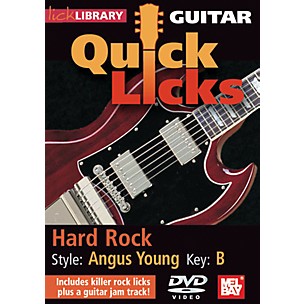 Mel Bay Guitar Quick Licks - Angus Young Style, Hard Rock (DVD)