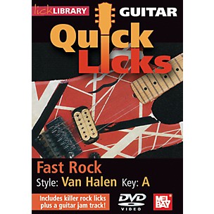 Mel Bay Guitar Quick Licks - Van Halen Style, Fast Rock