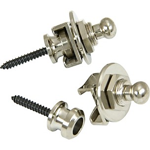 Schaller Guitar Strap Locks and Buttons (Pair)