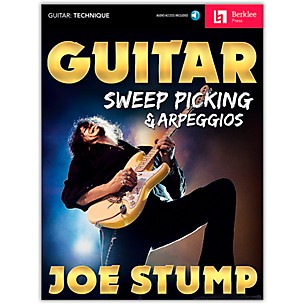 Berklee Press Guitar Sweep Picking & Arpeggios Book/Audio Online