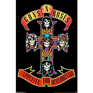 Trends International Guns N' Roses Cross Poster