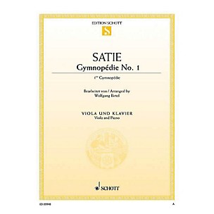 Schott Gymnopédie No. 1 (Viola and Piano) String Series Softcover