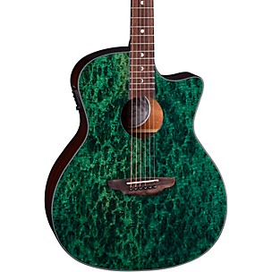 Luna Guitars Gypsy Eucalyptus Grand Concert Acoustic-Electric Guitar