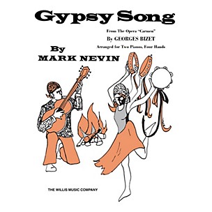 Willis Music Gypsy Song from Carmen (2 Pianos, 4 Hands/Mid-Inter Level) Willis Series by BIZET