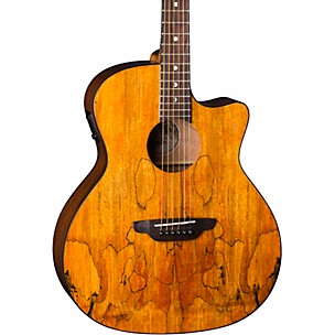 Luna Guitars Gypsy Spalt Grand Auditorium Acoustic-Electric Guitar