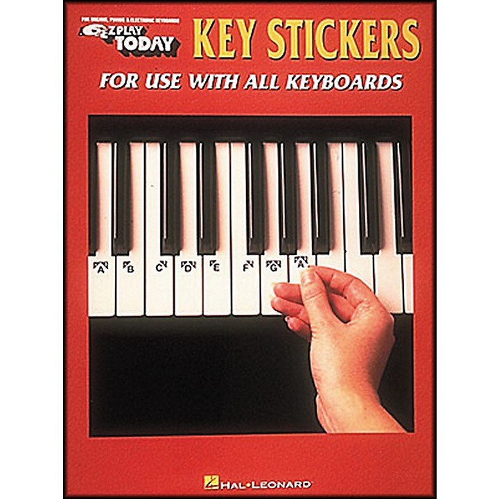 Key Stickers Piano Instruction (100016) by Hal Leonard