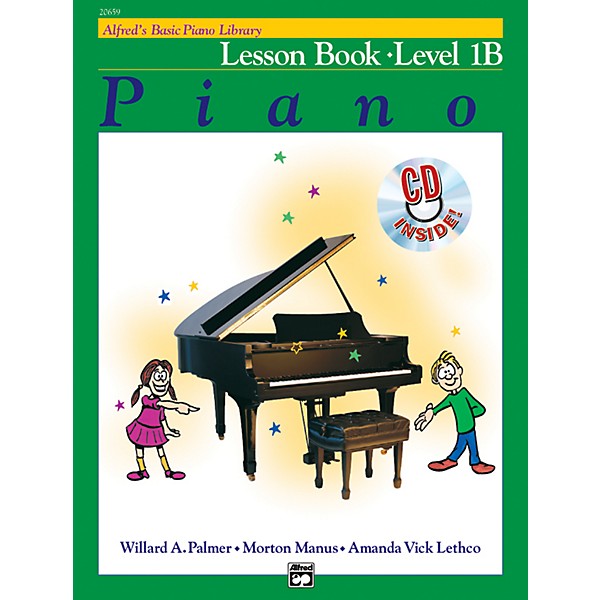 Alfred Alfred's Basic Piano Course Lesson Book 1B Book 1B & CD | Music ...