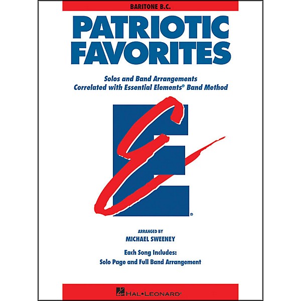 Hal Leonard Patriotic Favorites Baritone Bc - 