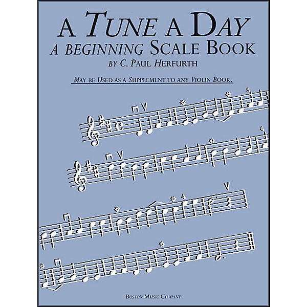 Music Sales A Tune A Day Beginning Scale Book Violin - 