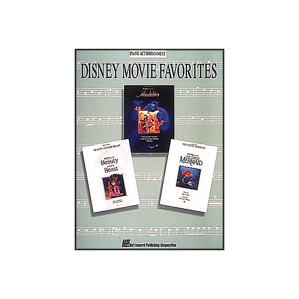 Hal Leonard Disney Movie Favorites Piano Accompaniment For Instrumental Solo Songbooks - 