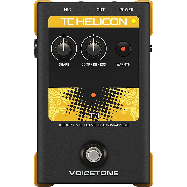 【動作未確認】 TC-HELICON VoiceTone T1 TC-Helicon VoiceTone T1 Vocal Tone and Dynamics Effects